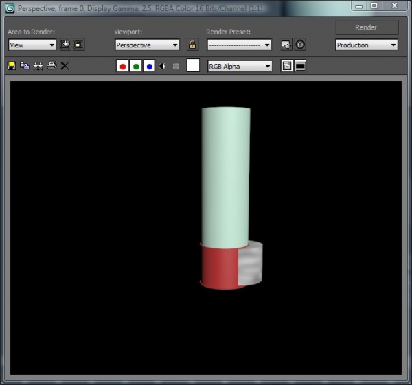 Creation of Glass Shotgun Shell: Step 8